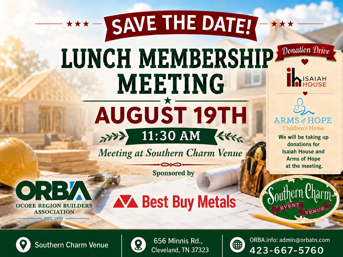 August Lunch Membership Meeting