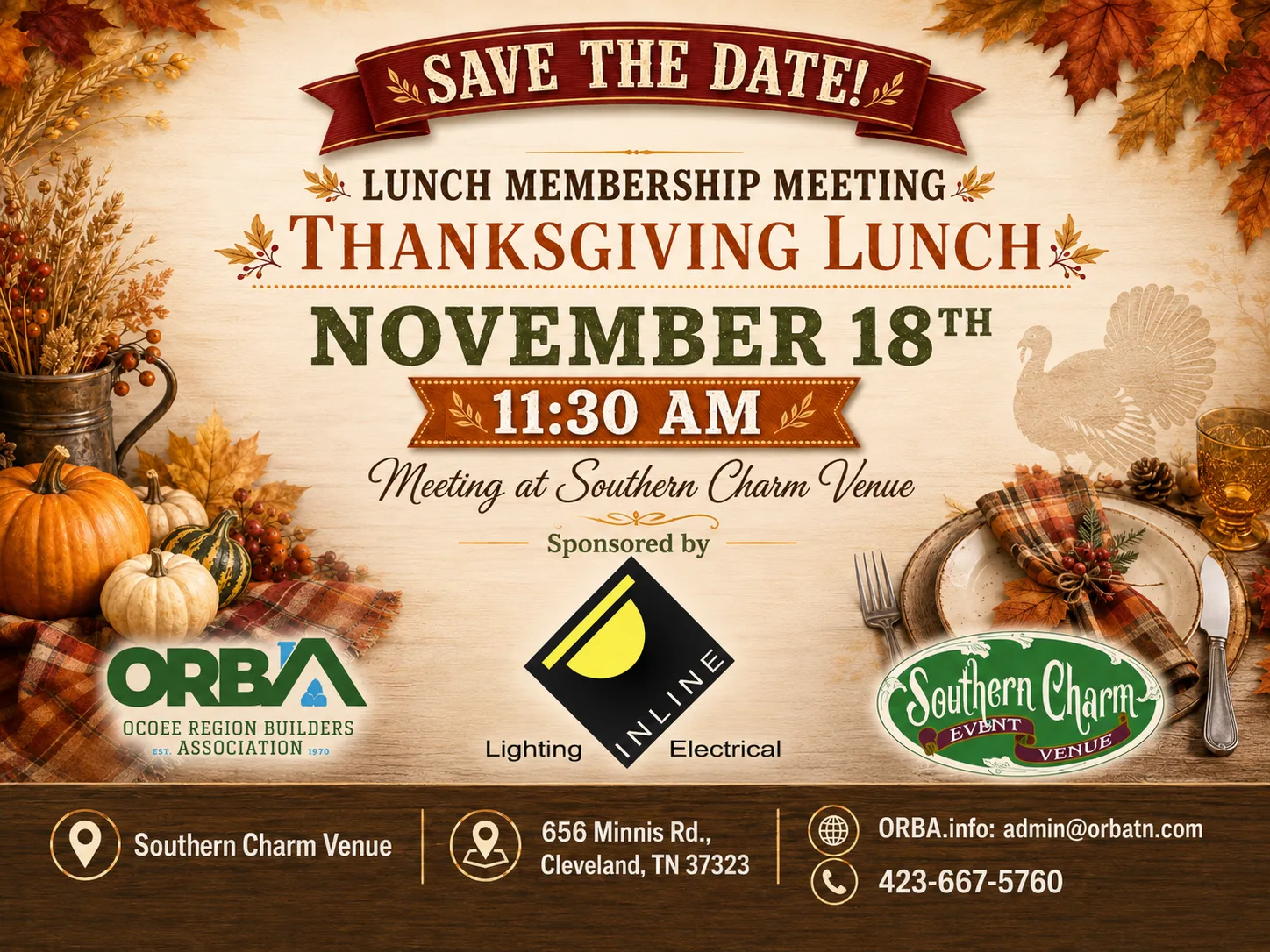 November Lunch Membership Meeting